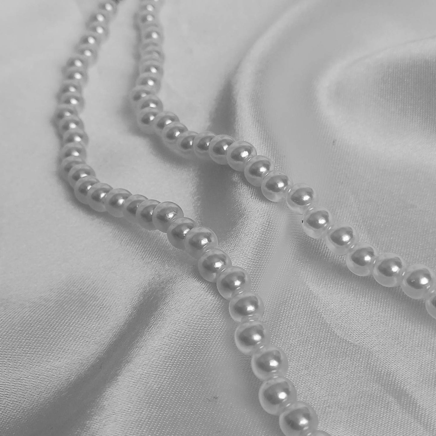 Silver Angel Charm Pearl Necklace - Faux Pearl Necklaces In The UK,Angel Necklace,Angel Jewellery,Silver Jewellery In The UK,Silver Necklace