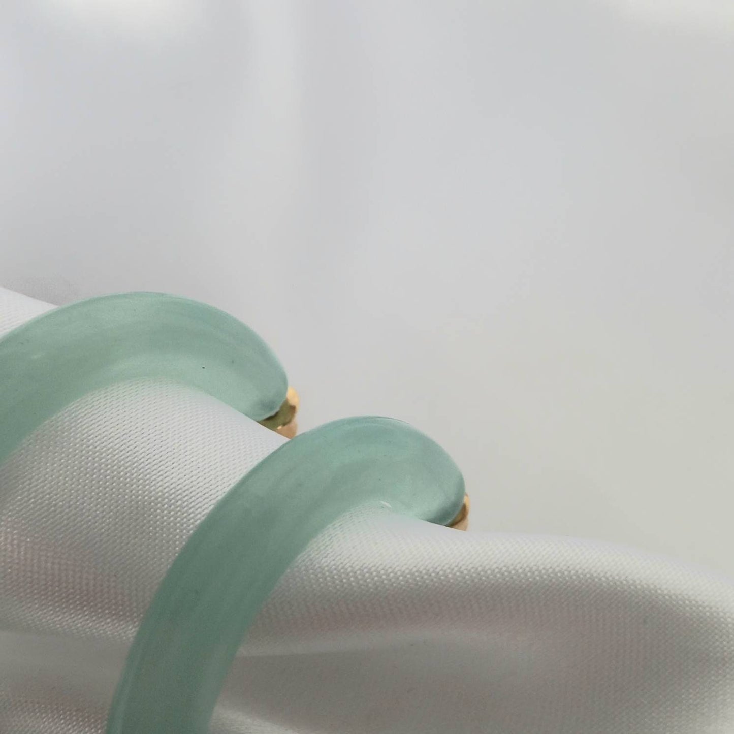 Chunky Mint Green Resin Hoop Earrings - Resin Earrings,Chunky Hoop Earrings,Thick Resin Earrings,Earrings In The UK,Hoop Earrings In The UK