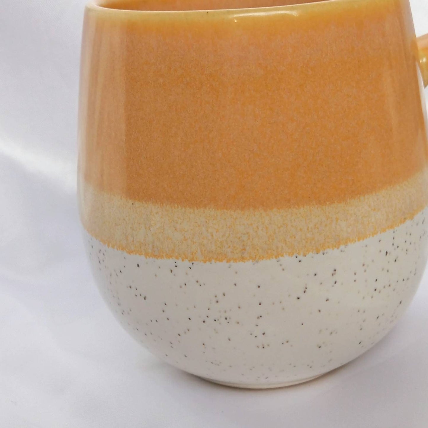 Large Orange Striped Mug - Coffee Cup,Gifts For Her,Herbal Tea Cup,Orange Mug,Cream Mug,Orange Stripy Mug, Stripes,Girly Mug,Mustard Mug