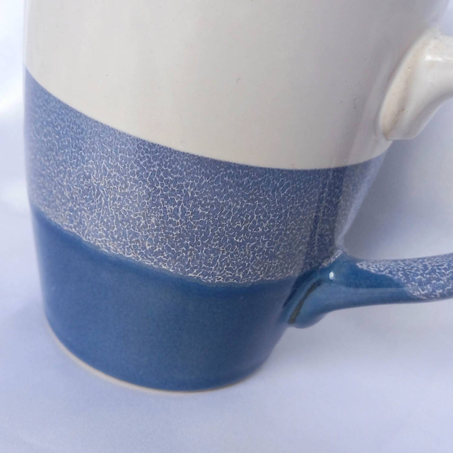 Blue Reactive Glaze Mug - Blue Coffee Cup,Herbal Tea Cup,Blue Mug,Dark Blue Mug,Blue Striped Mug,New Home Gift,Reactive Glaze Ceramics