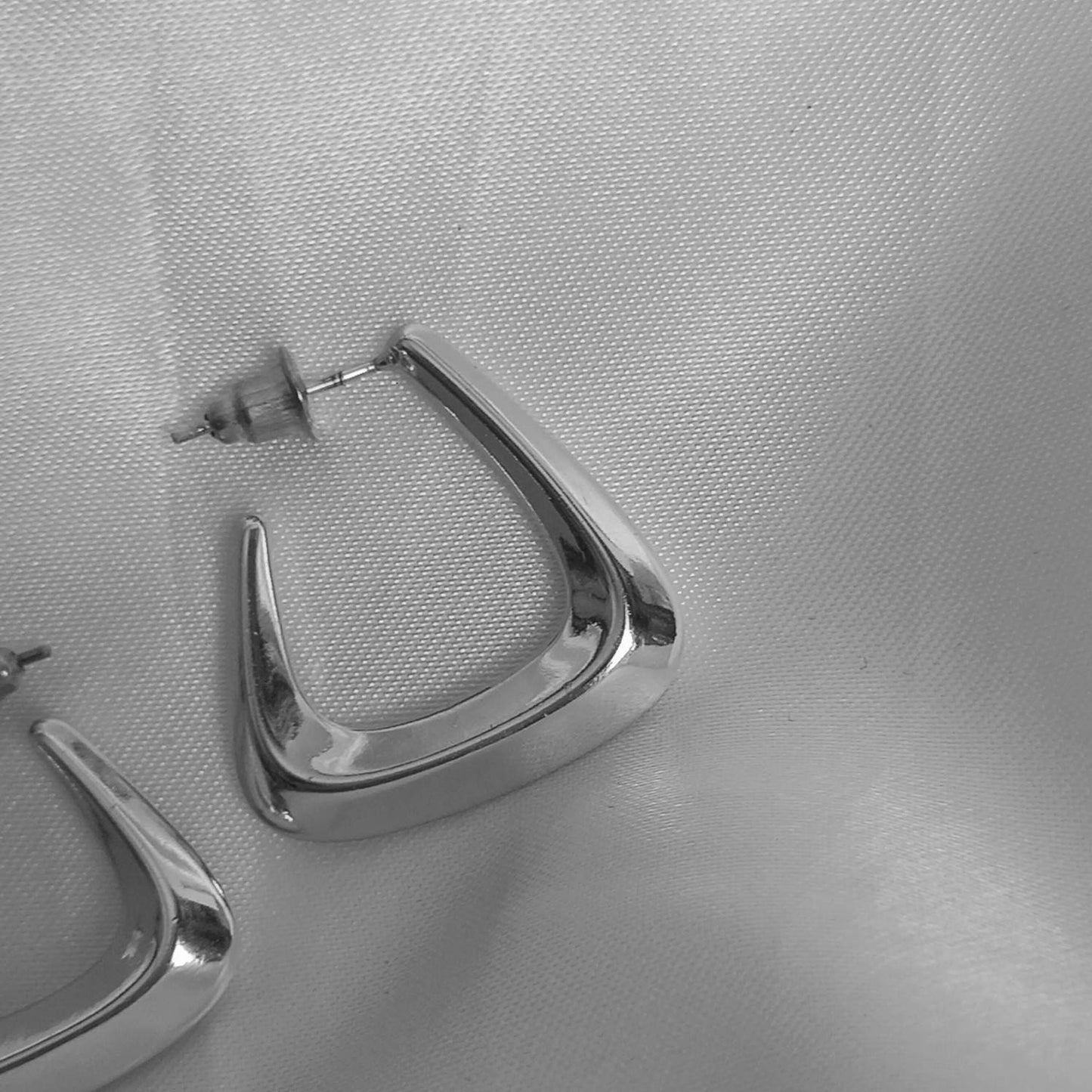 Silver Hoop Earrings - Textured Earrings,Silver Earrings In The UK,Silver Jewellery In The UK,Silver Hoops,Silver Minimalist Earrings