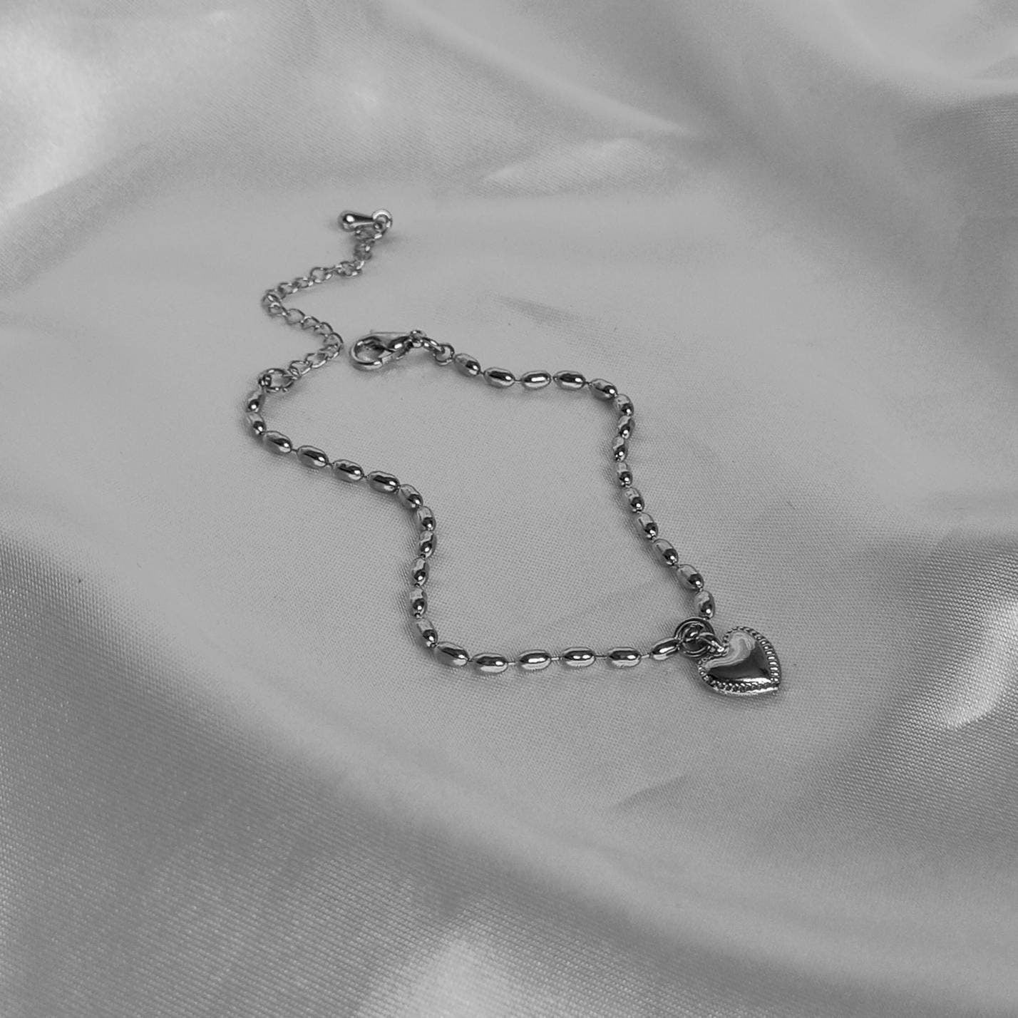 Silver Heart Bracelet - Silver Jewellery In The UK,Silver Bracelets In The UK,Heart Bracelet,Fine Silver Bracelet,Heart Jewellery