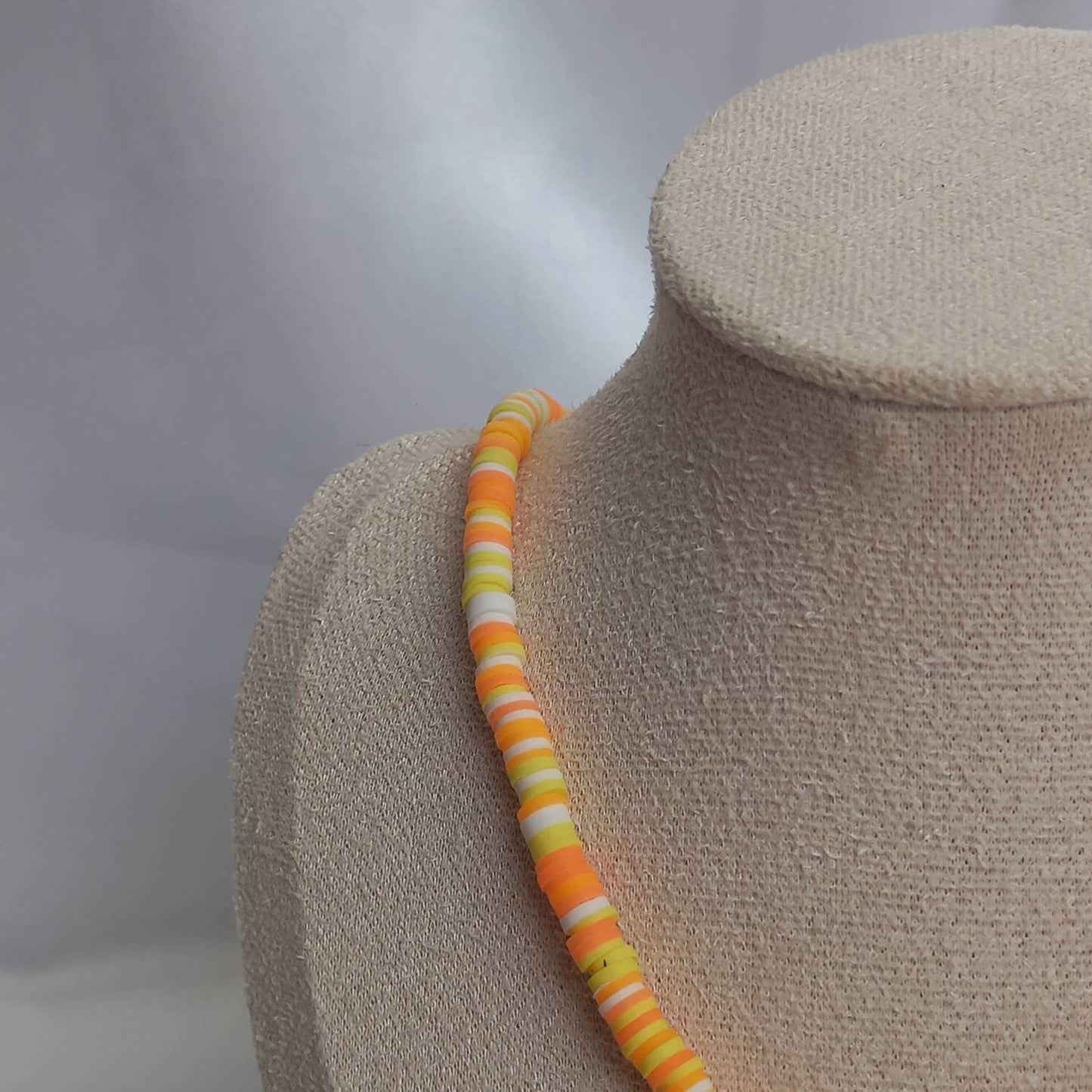 Orange Gummy Bear Bead Necklace - Orange Necklaces In The UK,Gummy Bear Necklaces,Beaded Necklaces In The UK,Beaded Jewellery In The UK