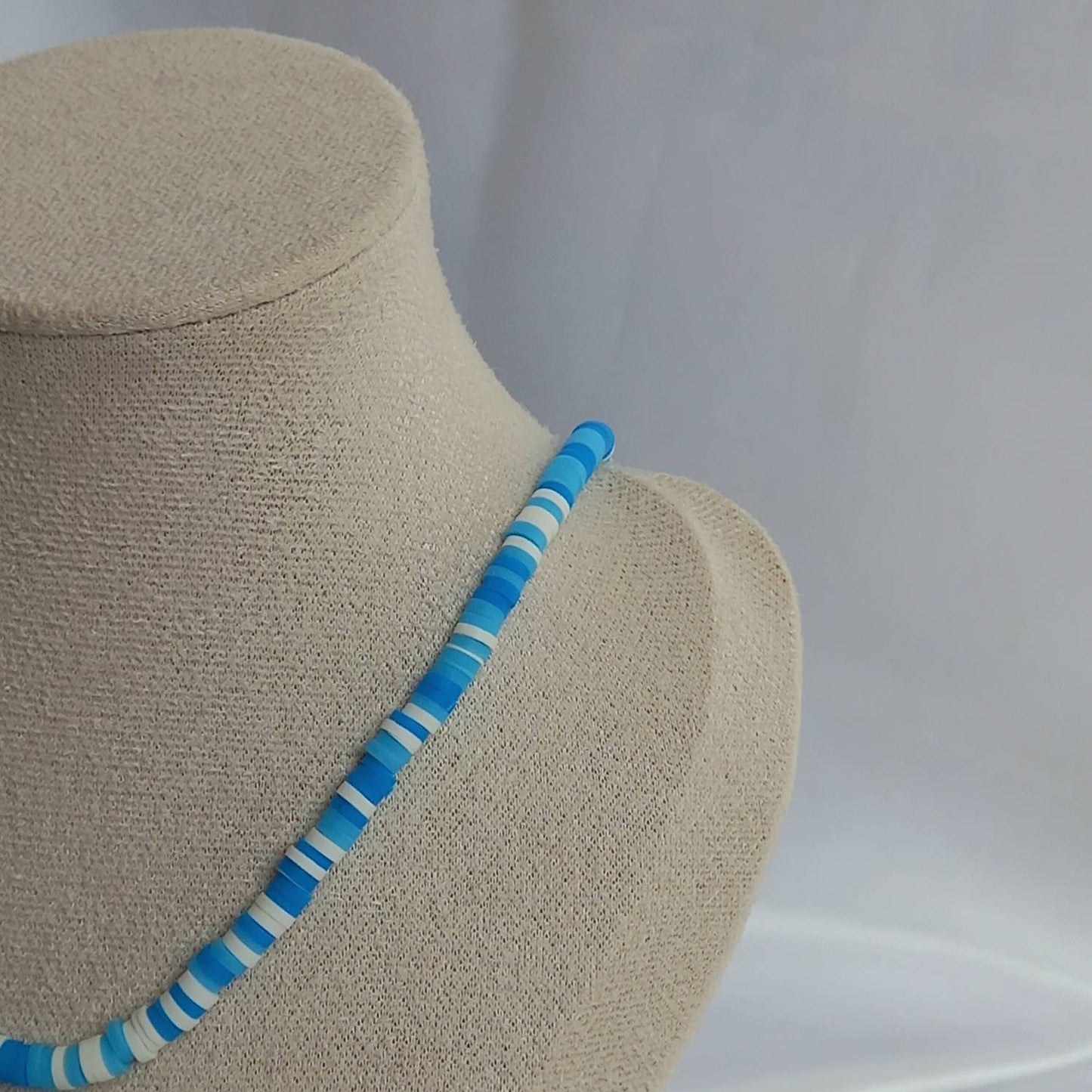 Blue Gummy Bear Bead Necklace -Blue Necklaces In The UK,Gummy Bear Necklaces,Blue Beaded Necklaces In The UK,Blue Beaded Jewellery In The UK