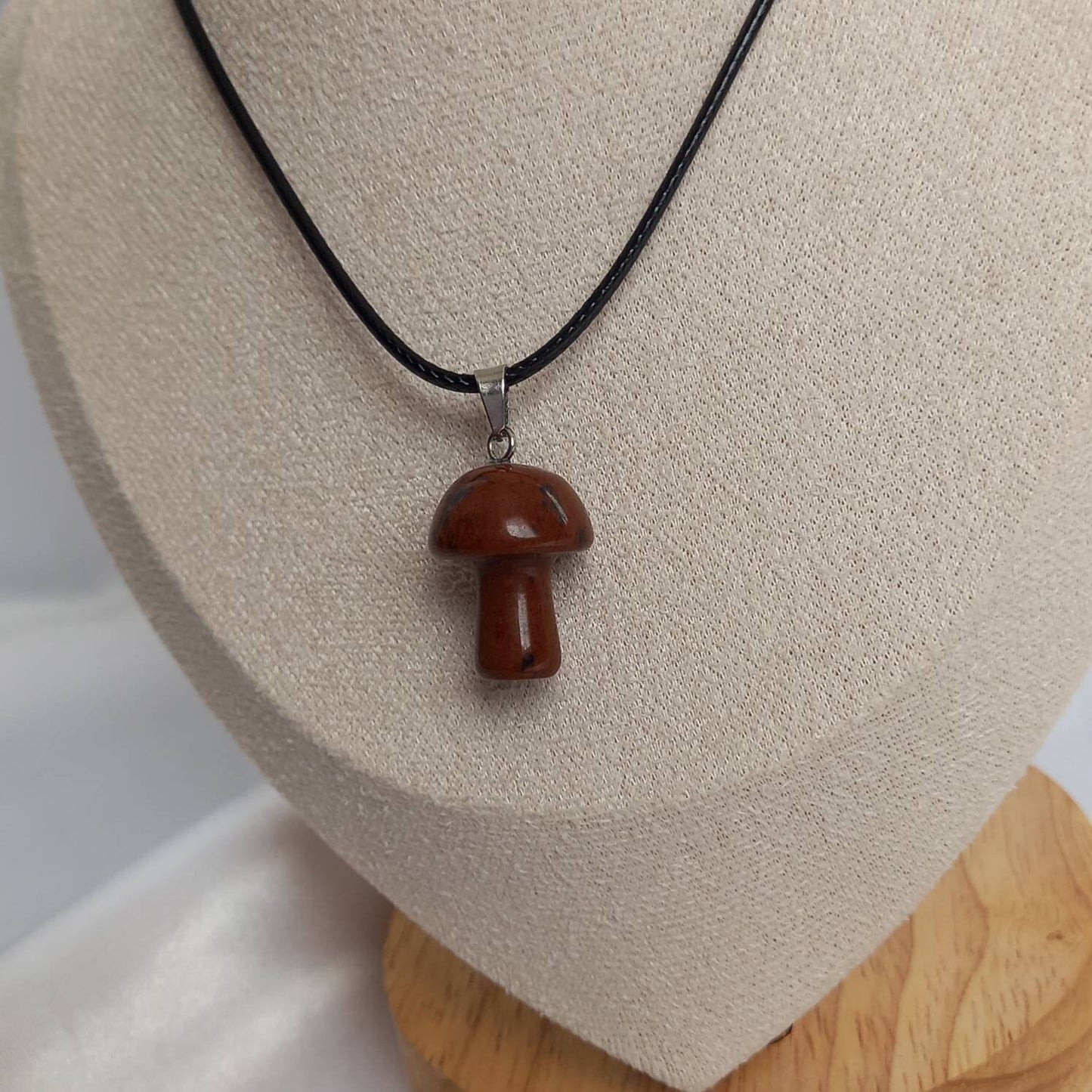 Red Mushroom Charm Necklace - Red Mushroom Necklaces,Red Mushroom Jewellery,Mushrooms,Red Necklaces In The UK,Red Jewellery In The UK