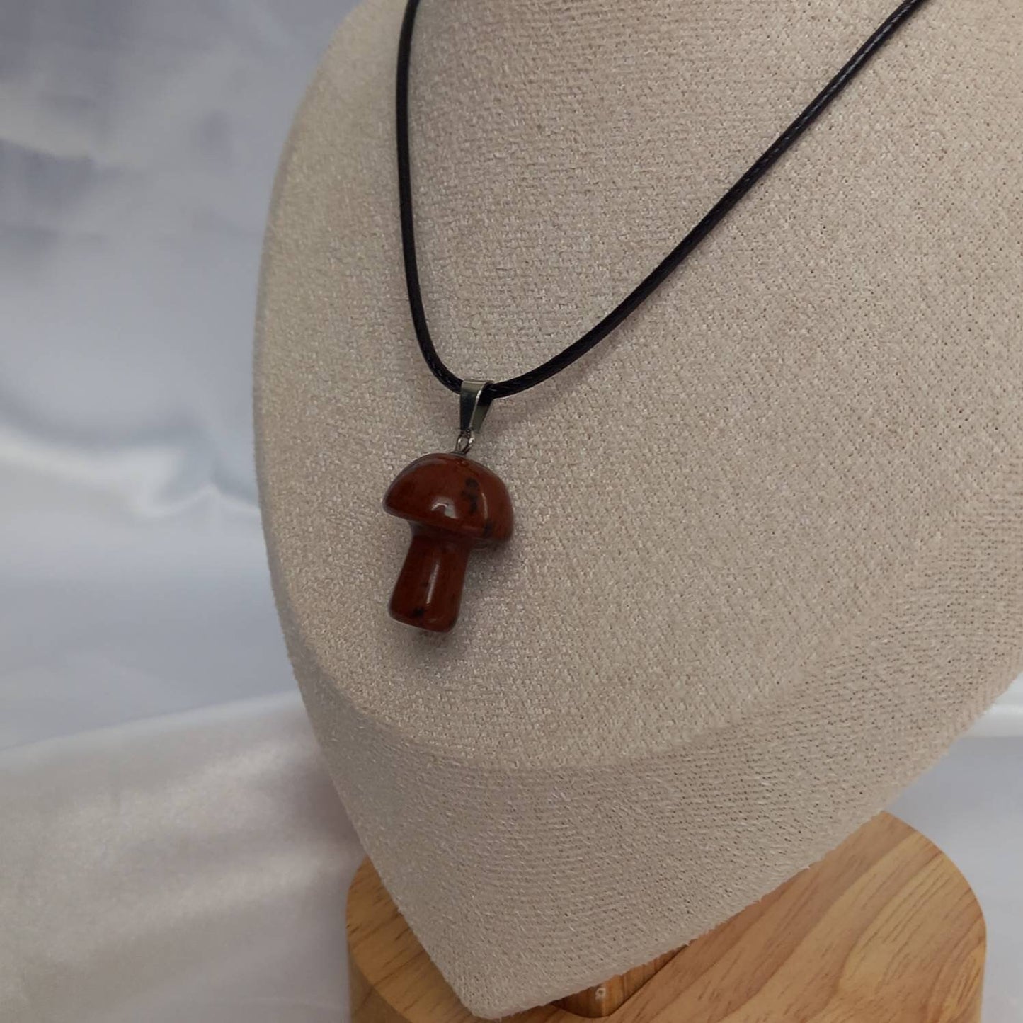 Red Mushroom Charm Necklace - Red Mushroom Necklaces,Red Mushroom Jewellery,Mushrooms,Red Necklaces In The UK,Red Jewellery In The UK
