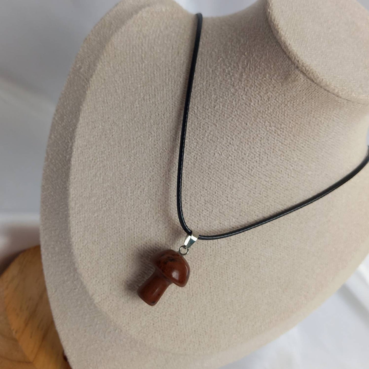 Red Mushroom Charm Necklace - Red Mushroom Necklaces,Red Mushroom Jewellery,Mushrooms,Red Necklaces In The UK,Red Jewellery In The UK