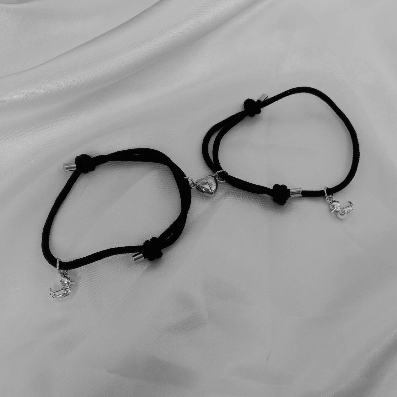2 Magnetic Matching Duck Friendship Bracelets - Duck Jewellery,Friendship Gifts,Duck Magnetic Friendship Bracelet,Magnetic Bracelets