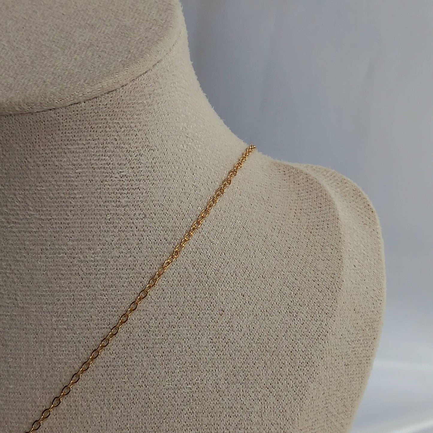 Gold Seahorse Charm Necklace