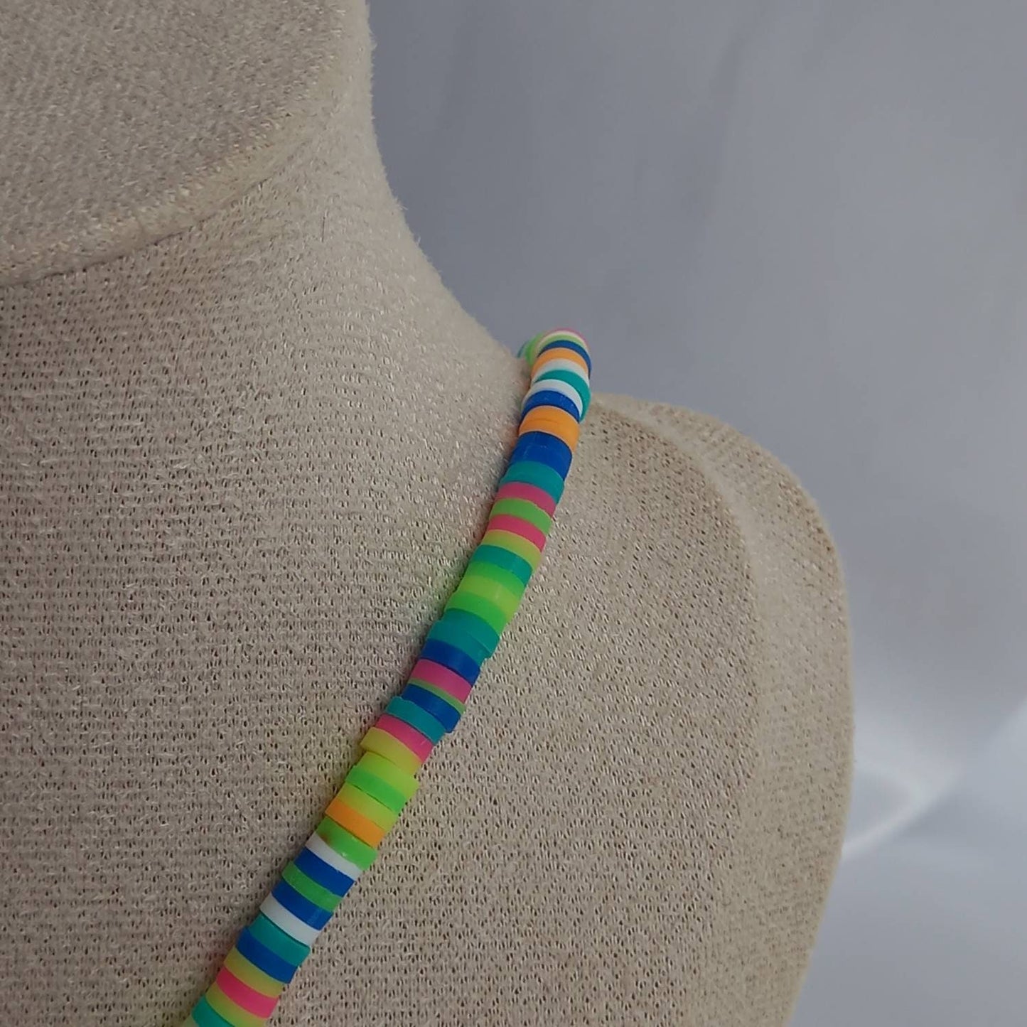 Green Gummy Bear Bead Necklace - Necklaces In The UK,Gummy Bear Necklaces,Green Beaded Necklaces In The UK,Green Beaded Jewellery In The UK