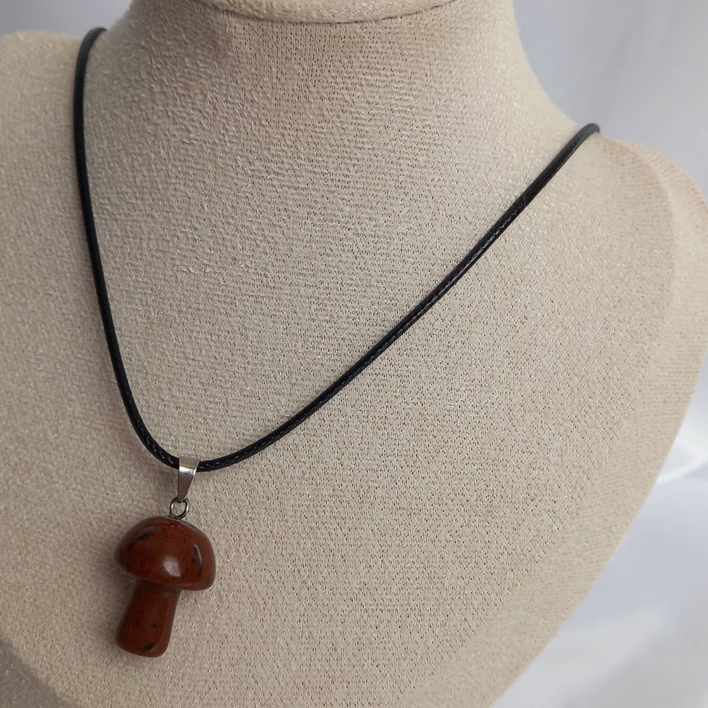 Red Mushroom Charm Necklace - Red Mushroom Necklaces,Red Mushroom Jewellery,Mushrooms,Red Necklaces In The UK,Red Jewellery In The UK