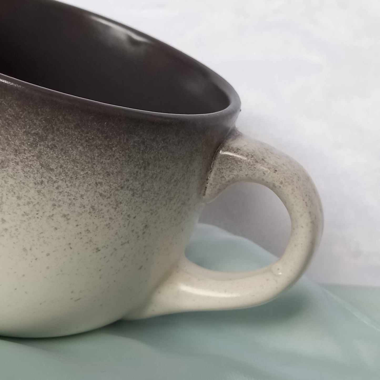 Large Grey Soup Mug - Soup Mug,Coffee Cups,Gifts For Her,Herbal Teacup,Speckled Mugs,Large Teacups In The UK,Large Soup Mugs In The UJ