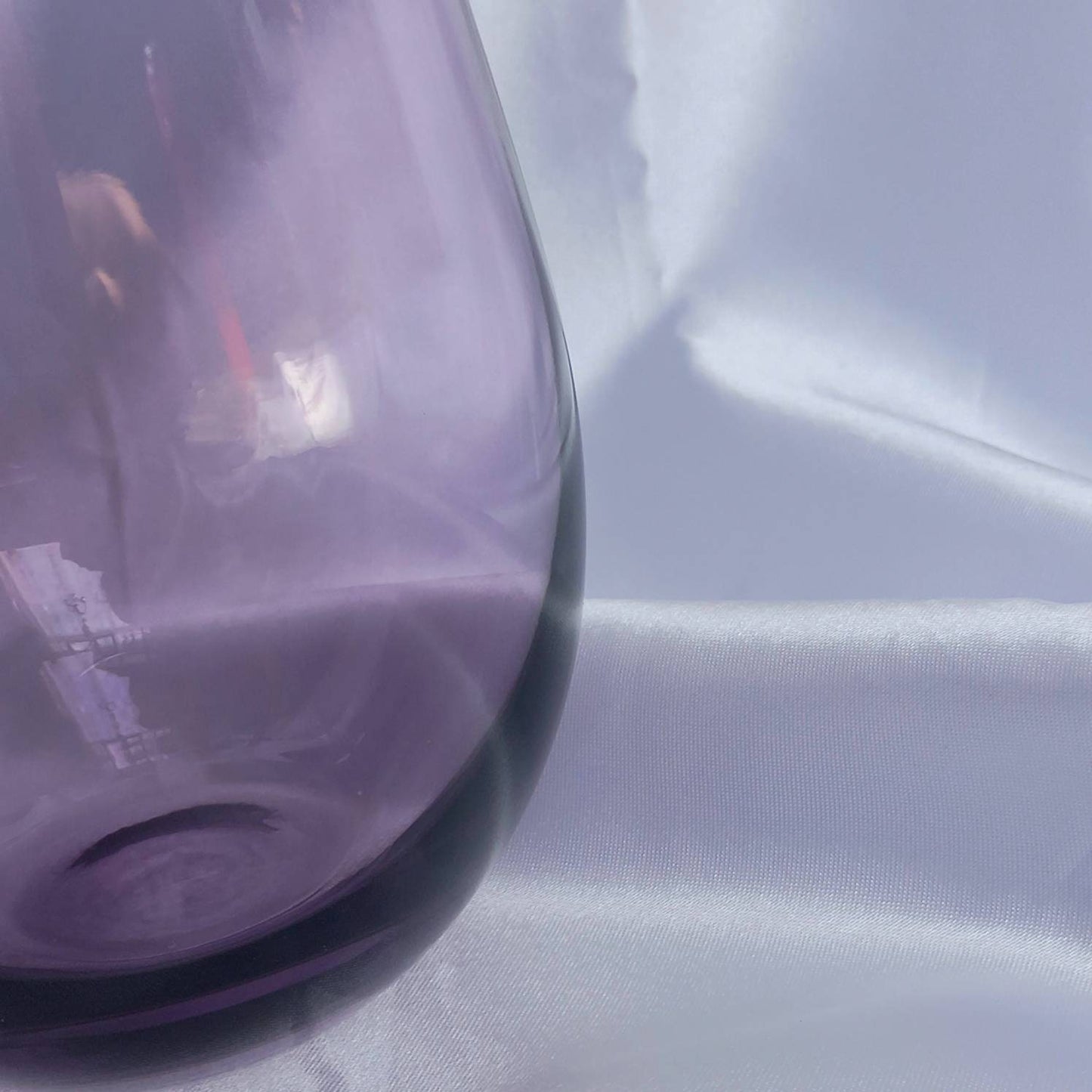 Purple Glass Tumbler - Summer Glasses,Purple Glasses,Summer Glassware,Gifts For Her,Colourful Glassware,Glassware In The UK,Purple Tumblers