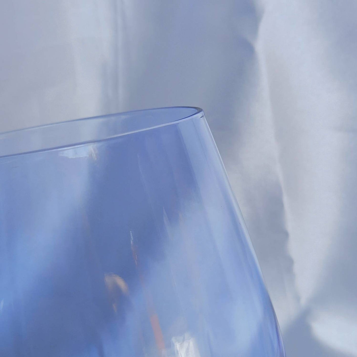 Blue Glass Tumbler - Summer Glasses,Blue Glasses,Summer Glassware,Gifts For Her,Colourful Glassware,Blue Glassware In The UK,Blue Tumblers