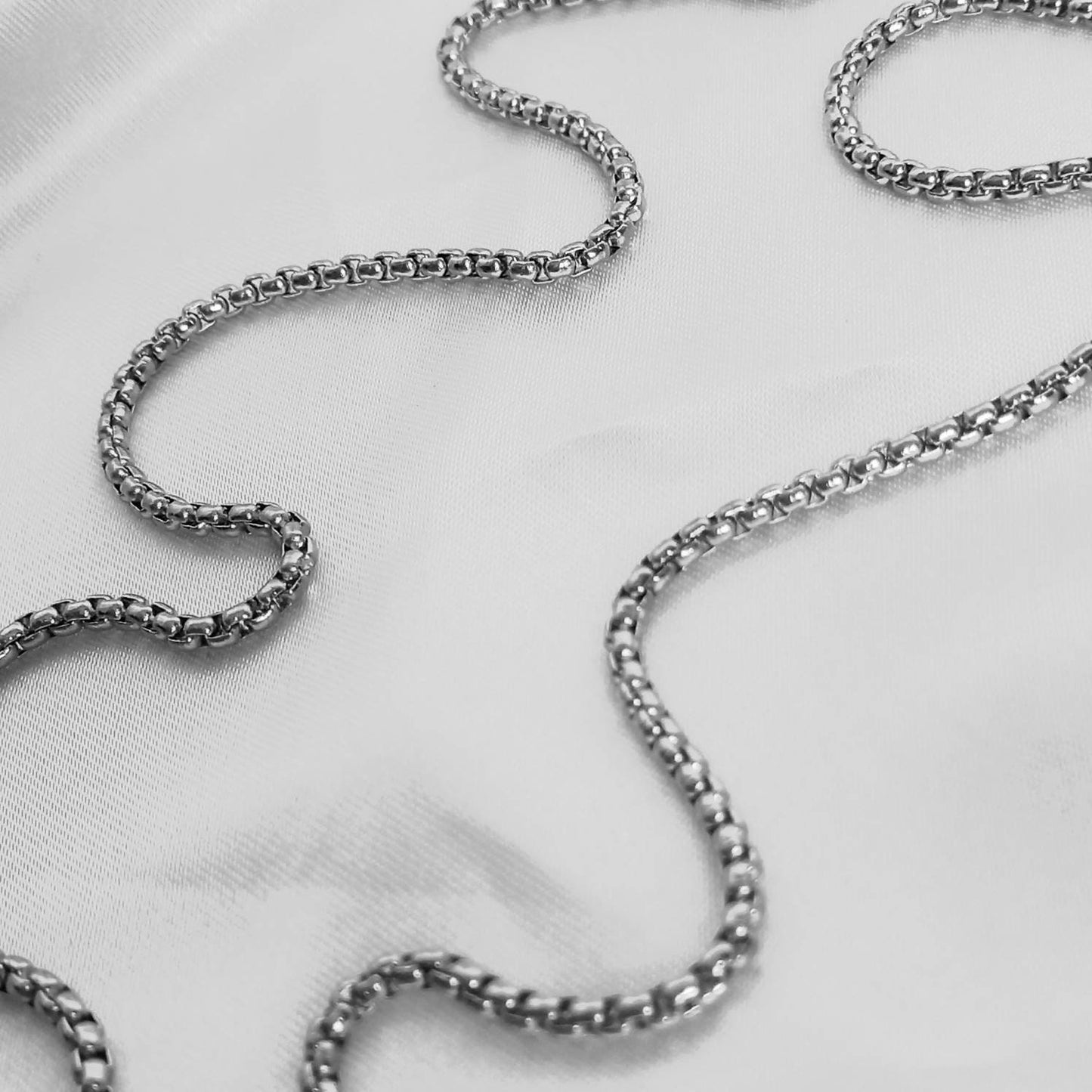 Silver Ghost Chain Necklace - Silver Ghost Necklaces,Silver Chunky Chain Necklace,Silver Necklaces In The UK,Silver Jewellery In The UK