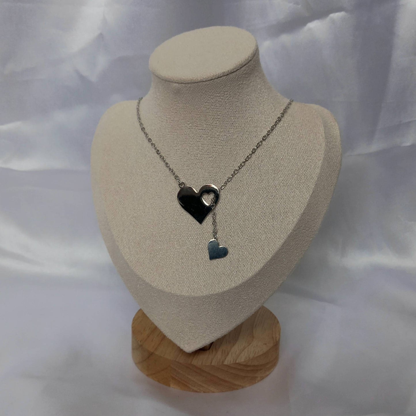 Silver Heart Charm Necklace - Silver Necklaces In The UK,Silver Heart Necklaces,Heart Jewellery,Silver Jewellery In The UK,Fine Necklace