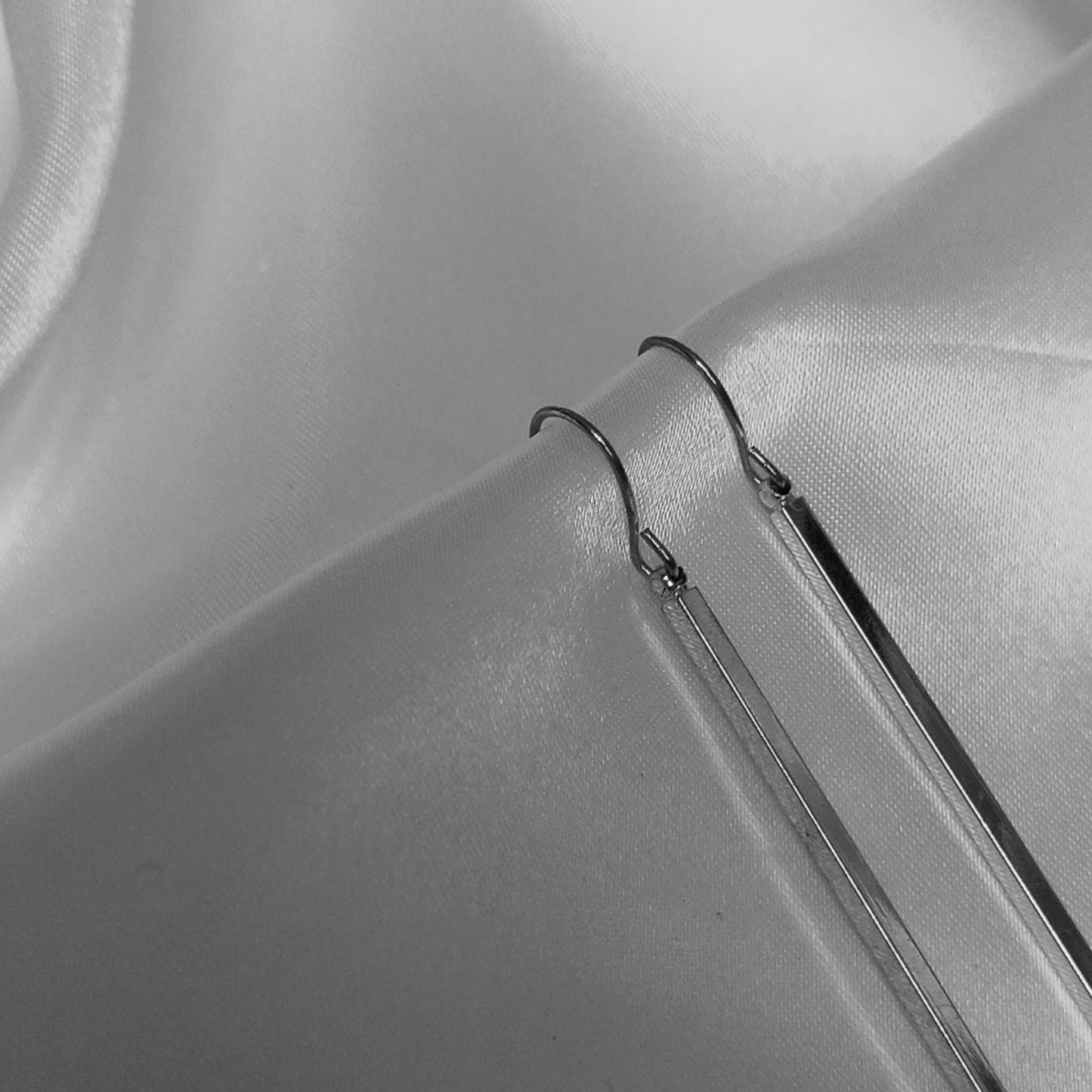 Long Silver Drop Earrings - Long Earrings,Long Silver Earrings In The UK,Long Silver Jewellery In The UK,Abstract Earrings,Gifts In The UK